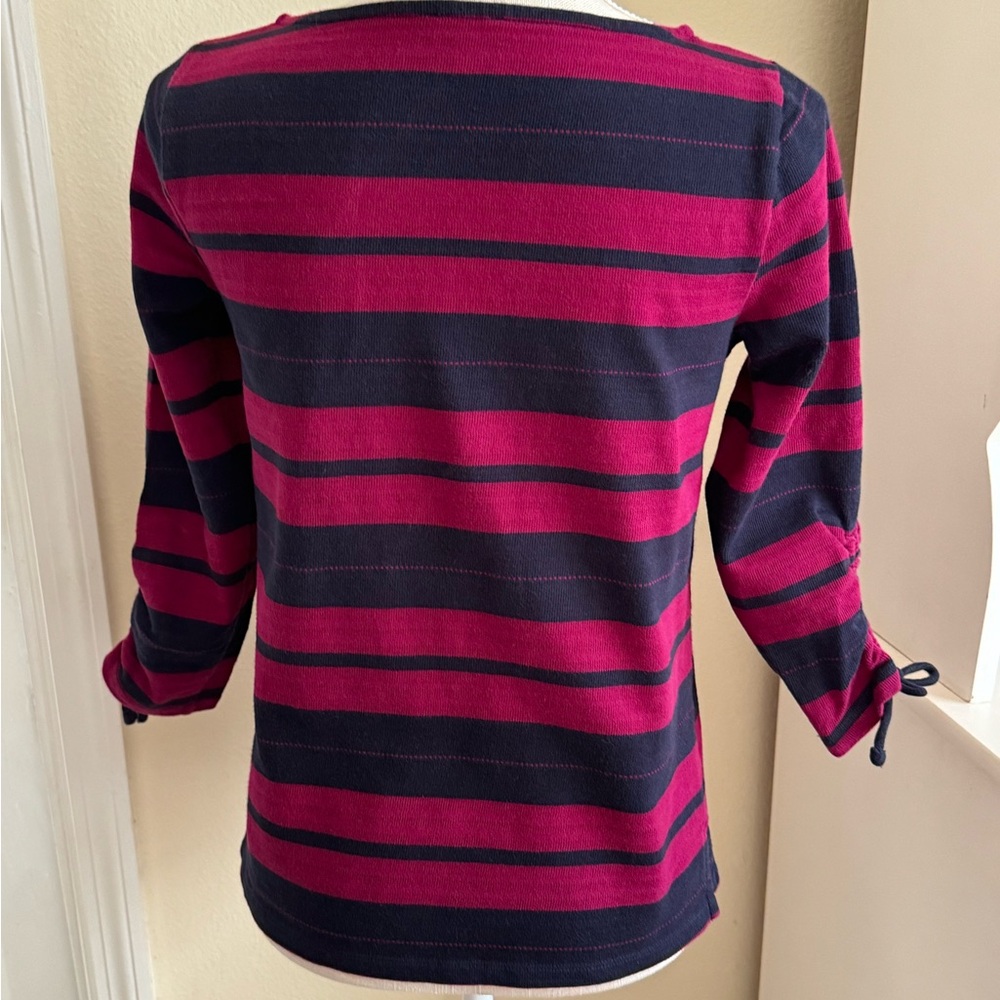 🔻$10 Talbots Striped Knit Top - Picture 2 of 4